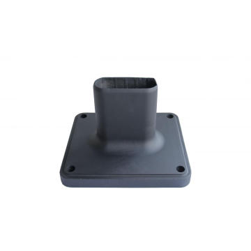 Sand casting base aluminum support with powder coating